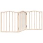 Folding dog gate with 3 panels made of poplar wood, 150 cm. by , Dog kennels and fences - Ref: Foro24-352204, Price: 35,31 €,...