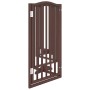 Folding dog gate 6 panels poplar brown oak 300 cm by , Dog kennels and fences - Ref: Foro24-352231, Price: 91,52 €, Discount: %