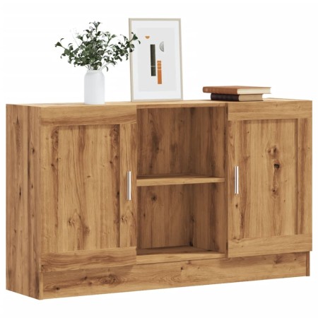 Aparador de madera de ingeniería roble artisan 120x30,5x70 cm de , Aparadores - Ref: Foro24-856163, Precio: 103,72 €, Descuen...