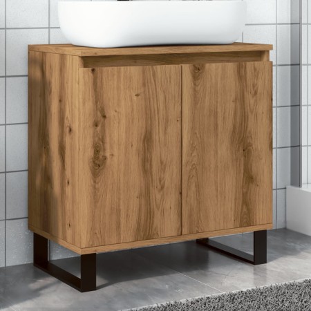 Badezimmerschrank aus Eichen-Ingenieurholzhandwerk 58x33x60 cm. | Foro24|Onlineshop| Casa, Jardín y Más Foro24.es