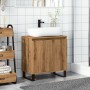 Badezimmerschrank aus Eichen-Ingenieurholzhandwerk 58x33x60 cm. | Foro24|Onlineshop| Casa, Jardín y Más Foro24.es