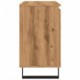 Engineered wood bathroom cabinet in artisan oak, 58x33x60 cm | Foro24|Onlineshop| Casa, Jardín y Más Foro24.es