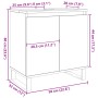 Badezimmerschrank aus Eichen-Ingenieurholzhandwerk 58x33x60 cm. | Foro24|Onlineshop| Casa, Jardín y Más Foro24.es