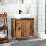 Aged engineered wood bathroom cabinet 58x33x60 cm by , Bathroom furniture - Ref: Foro24-857214, Price: 60,23 €, Discount: %