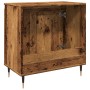 Aged engineered wood bathroom cabinet 58x33x60 cm by , Bathroom furniture - Ref: Foro24-857214, Price: 60,23 €, Discount: %