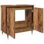 Aged engineered wood bathroom cabinet 58x33x60 cm by , Bathroom furniture - Ref: Foro24-857214, Price: 60,23 €, Discount: %