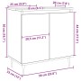 Armario de baño madera de ingeniería envejecida 58x33x60 cm de , Muebles de baño - Ref: Foro24-857214, Precio: 60,23 €, Descu...