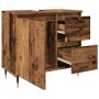 Armario de baño madera de ingeniería envejecida 65x33x60 cm de , Tocadores de baño - Ref: Foro24-857223, Precio: 80,56 €, Des...