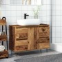 Aged engineered wood bathroom cabinet 80x33x60 cm by , Bathroom furniture - Ref: Foro24-857235, Price: 103,82 €, Discount: %