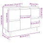 Mueble de baño madera de ingeniería envejecida 80x33x60 cm de , Muebles de baño - Ref: Foro24-857235, Precio: 103,82 €, Descu...