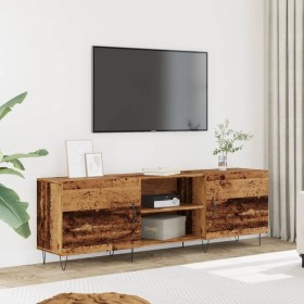 TV stand made of aged engineered wood 150x30x50 cm