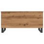 Engineered wood artisan oak coffee table 90x44.5x45 cm by , Coffee table - Ref: Foro24-857443, Price: 85,34 €, Discount: %