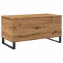 Mesa de centro madera de ingeniería roble artisan 90x44,5x45 cm de , Mesas de centro - Ref: Foro24-857443, Precio: 85,34 €, D...