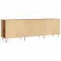 Mueble de TV madera de ingeniería envejecida 150x30x50 cm de , Muebles TV - Ref: Foro24-857326, Precio: 102,83 €, Descuento: %