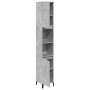 Bathroom cabinet made of gray concrete plywood, measuring 30x30x190 cm. by , bathroom vanities - Ref: Foro24-857104, Price: 7...