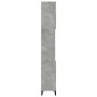 Armario de baño madera contrachapada gris hormigón 30x30x190 cm de , Tocadores de baño - Ref: Foro24-857104, Precio: 74,37 €,...