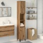 Armario de baño madera contrachapada roble artisan 30x30x190 cm de , Tocadores de baño - Ref: Foro24-857106, Precio: 89,61 €,...