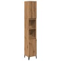 Armario de baño madera contrachapada roble artisan 30x30x190 cm de , Tocadores de baño - Ref: Foro24-857106, Precio: 89,61 €,...