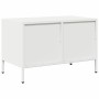 TV stand made of cold-rolled white steel 68x39x43.5 cm | Foro24|Onlineshop| Casa, Jardín y Más Foro24.es