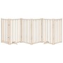 Folding dog gate 6 panels made of poplar wood 300 cm by , Dog kennels and fences - Ref: Foro24-352271, Price: 80,49 €, Discou...