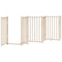 Folding dog gate 6 panels made of poplar wood 300 cm by , Dog kennels and fences - Ref: Foro24-352271, Price: 80,49 €, Discou...