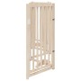 Folding dog gate 6 panels made of poplar wood 300 cm by , Dog kennels and fences - Ref: Foro24-352271, Price: 80,49 €, Discou...