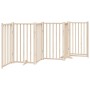 Folding dog gate 6 panels made of poplar wood 300 cm by , Dog kennels and fences - Ref: Foro24-352271, Price: 80,49 €, Discou...