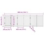 Folding dog gate 6 panels made of poplar wood 300 cm by , Dog kennels and fences - Ref: Foro24-352271, Price: 80,49 €, Discou...