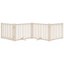 Puerta para perros plegable 4 paneles madera de abeto 320 cm de , Casetas y cercados para perros - Ref: Foro24-352273, Precio...