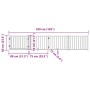 Faltbare Hundetür mit 4 Paneelen aus Fichtenholz, 320 cm. von , Hundehütten und Zäune - Ref: Foro24-352273, Preis: 61,87 €, R...