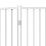 Folding dog gate 3 panels white fir wood 150 cm by , Dog kennels and fences - Ref: Foro24-352278, Price: 47,20 €, Discount: %