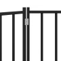 Folding dog gate 3 panels, black fir wood, 150 cm by , Dog kennels and fences - Ref: Foro24-352284, Price: 35,80 €, Discount: %