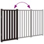 Folding dog gate 3 panels, black fir wood, 150 cm by , Dog kennels and fences - Ref: Foro24-352286, Price: 47,20 €, Discount: %