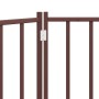 Folding 3-panel fir wood dog gate, brown, 150 cm by , Dog kennels and fences - Ref: Foro24-352292, Price: 35,13 €, Discount: %