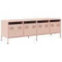 TV stand made of cold-rolled steel in pink, measuring 135x39x43.5 cm. by , TV Furniture - Ref: Foro24-851305, Price: 228,88 €...