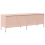 TV stand made of cold-rolled steel in pink, measuring 135x39x43.5 cm. by , TV Furniture - Ref: Foro24-851305, Price: 228,88 €...