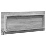 Espejo de baño LED madera ingeniería gris Sonoma 100x8,5x37 cm de , Tocadores de baño - Ref: Foro24-856273, Precio: 75,49 €, ...