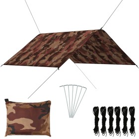 Camouflage outdoor tarpaulin 3x2.85 m by vidaXL, Umbrellas - Ref: Foro24-93054, Price: 26,99 €, Discount: %