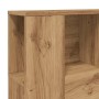 Engineered oak wood wardrobe headboard artisan 120x19x104.5cm by , Lockers and storage cabinets - Ref: Foro24-856879, Price: ...