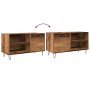 Mueble para discos madera ingeniería envejecida 84,5x38x48 cm de , Armarios y almacenamiento - Ref: Foro24-857242, Precio: 72...