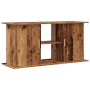 Aquarium-Holzständer in gealterter Ingenieursholzoptik, 121x41x58 cm. von , Aquarium unterstützt - Ref: Foro24-857282, Preis:...