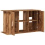 Aquarium-Holzständer in gealterter Ingenieursholzoptik, 121x41x58 cm. von , Aquarium unterstützt - Ref: Foro24-857282, Preis:...