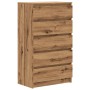 Cajonera de madera de ingeniería roble artisan 60x36x103 cm de , Aparadores - Ref: Foro24-855997, Precio: 111,39 €, Descuento: %