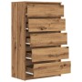 Cajonera de madera de ingeniería roble artisan 60x36x103 cm de , Aparadores - Ref: Foro24-855997, Precio: 111,39 €, Descuento: %