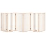 Folding dog gate 6 panels made of poplar wood 300 cm by , Dog kennels and fences - Ref: Foro24-352175, Price: 79,84 €, Discou...