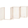 Folding dog gate 6 panels made of poplar wood 300 cm by , Dog kennels and fences - Ref: Foro24-352175, Price: 79,84 €, Discou...