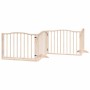 Folding dog gate with 12 panels made of poplar wood, 960 cm. | Foro24|Onlineshop| Casa, Jardín y Más Foro24.es