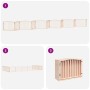 Folding dog gate with 12 panels made of poplar wood, 960 cm. | Foro24|Onlineshop| Casa, Jardín y Más Foro24.es