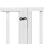 Folding dog gate 10 panels white poplar wood 800 cm | Foro24|Onlineshop| Casa, Jardín y Más Foro24.es