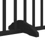 Folding dog gate, 6-panel black poplar wood, 480 cm. by , Dog kennels and fences - Ref: Foro24-3155625, Price: 102,33 €, Disc...